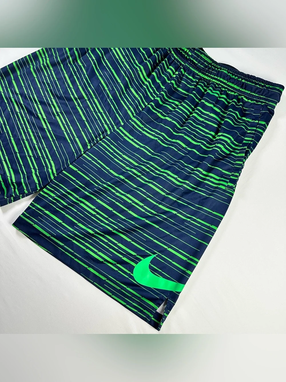 Nike Dri-FIT Predator Training Shorts Mens XL Blue Green Basketball 833267-429